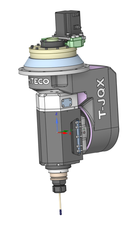 Hiteco T-JQX 5 轴头